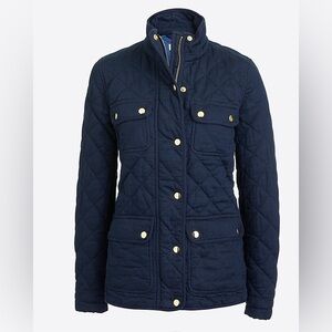 J Crew Quilted field jacket